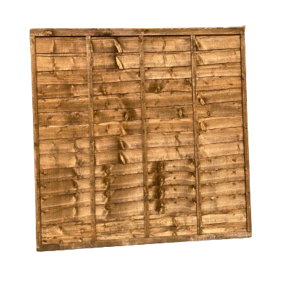 Waney Lap Fence Panels