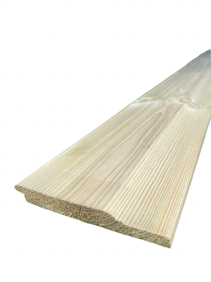 19mm x 125mm Nom. (14.5mm x 120mm Fin.) Premium Redwood Shiplap Treated