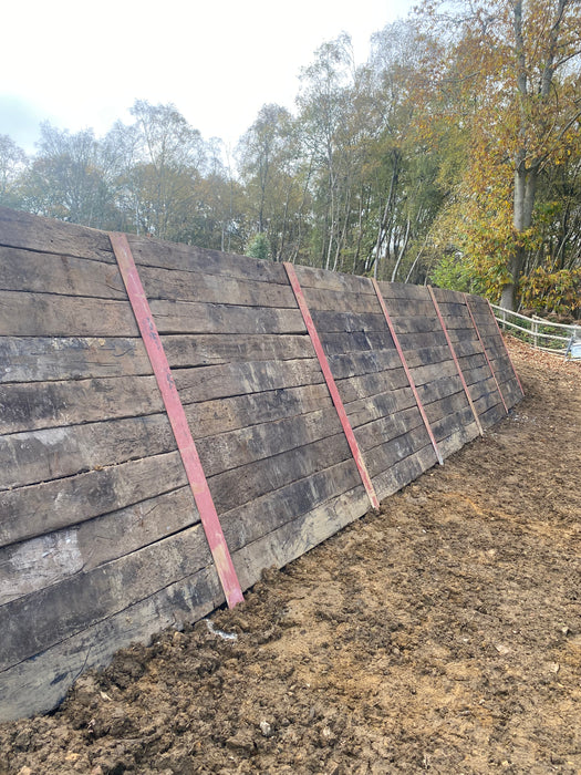 Reclaimed Oak Sleepers 2.6mt x 250mm x 150mm