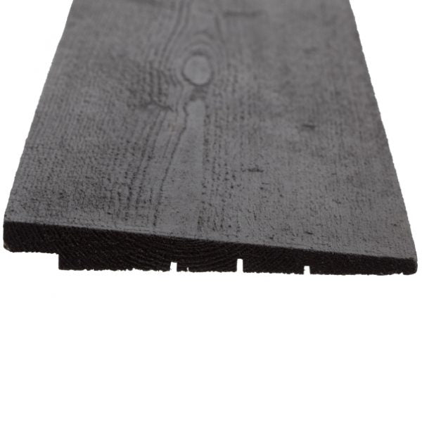 Q-Clad Black Painted Rebated Featheredge