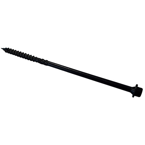 Timberfast Screws Black Hex Head 200mm (50)