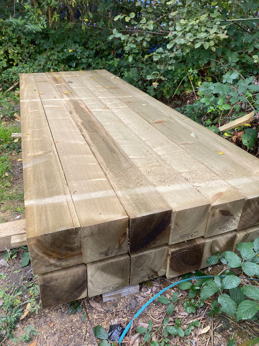 Treated Timber 150mm x 150mm Posts (6" x 6")