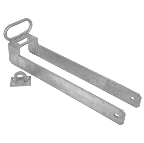 Throwover Gate Loop Lock & Handle Galvanised 18