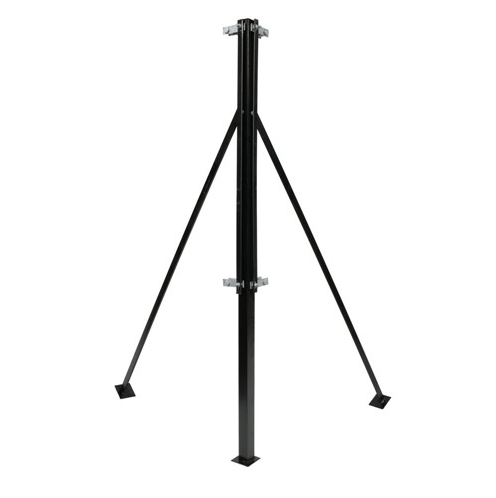 Heavy Duty Corner Straining Post Black 50mm x 50mm x 6mm