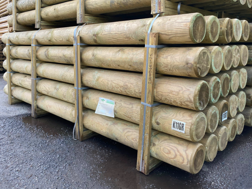 Machine Full Rounds 200mm — HSW Timber Co ltd